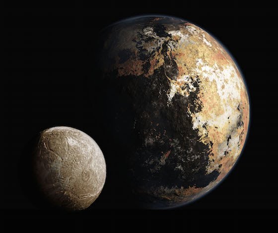 Computer Rendered image of Pluto (Credit: NASA) 