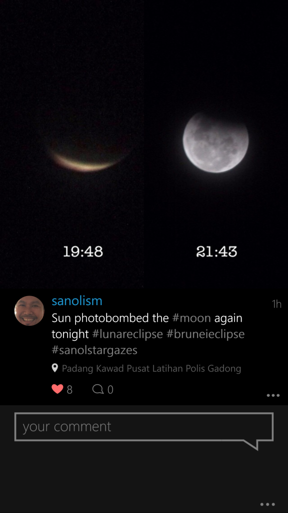 Instagramer #bruneieclipse