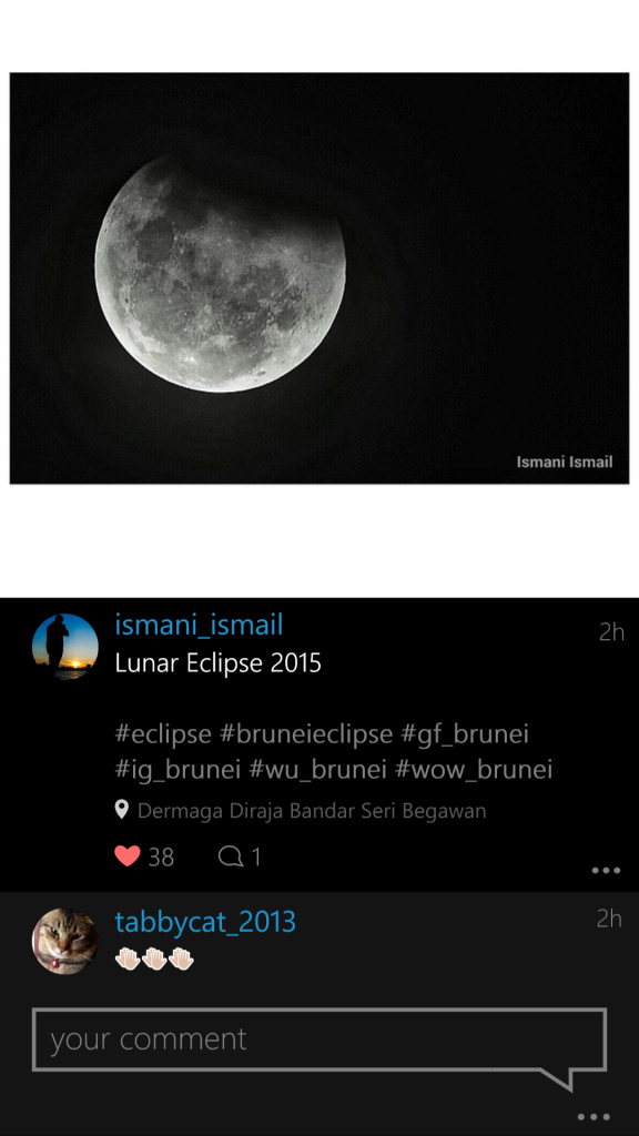 Instagramer #bruneieclipse