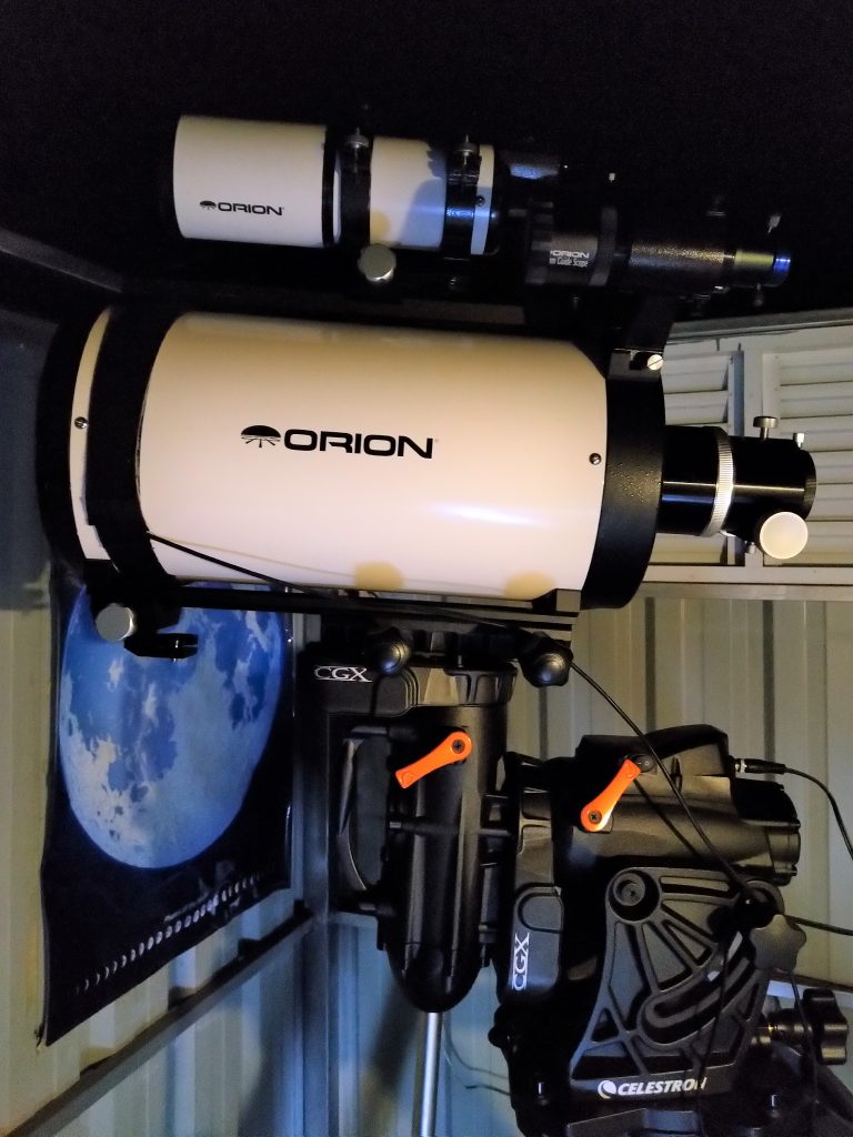A new Orion 8" f/8 Ritchey-Chrétien Astrograph telescope was installed in June 2018